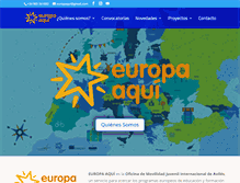 Tablet Screenshot of europaaqui.org
